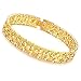Opk Jewelry Luxury Gold Plated Men's Bracelets Chain Link Bangle Gold Bracelet