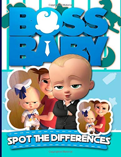 Boss Baby Spot The Difference Excellent Boss Baby Find The Difference Activity Books For Adults Tweens Perfectly Portable Pages Kocsis Jolan Amazon Com Books