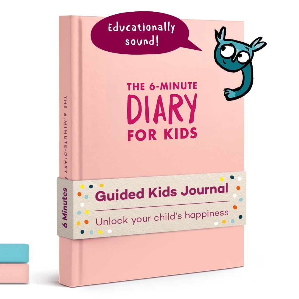 6-Minute Kids Diary – Kids Journal 6–12 to Develop a Happy Self, Mindfulness and Positive Habits – Gratitude Journal for Girls & Boys – Easter Gifts for Kids