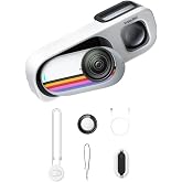 Insta360 GO 3S Retro Bundle Special Edition 128GB White - Small 4K Vlogging Camera, Hands-Free POV Cam, Retro Filters, 4K30fps, Extra Bttery, Lightweight Wearable Vlog Camera for Street &amp; Daily Shots