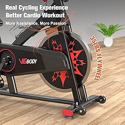 VIGBODY Exercise Bike, Stationary Bikes for Home