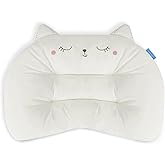 Choc chick Toddler Pillow,20X14inches Machine Washable Soft Hypoallergenic Kids Pillows,Child Cute Animal Perfect Toddler Pillows for Sleeping 2 Year Old (Cat)