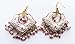 Hot pink Gold Jaipur Lac Earrings,Dangle pink Earrings,Indian jewellery,chand Bali Jhumkas