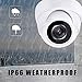 HDView 2.4MP 4-in-1 HD (TVI/AHD/CVI/960H) 1080P Outdoor Wide Angle 2.8mm Lens Black Film Technology Better IR Night Vision Turbo Platinum Dome Camera White