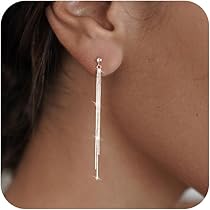 【LAZY DAWN】double chain earring E051〜ピアス★2022SS LAZY DAWN】double chain earring E051 (LAZY DAWN/ピアス