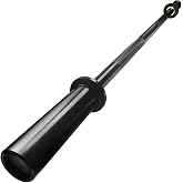 NULTRUMA 4ft Olympic Barbell - 2-Inch Strength Training Bar for Squats, Deadlifts, Bench Press &amp; Home Gym, 500lbs Capacity, Includes Silent Collars
