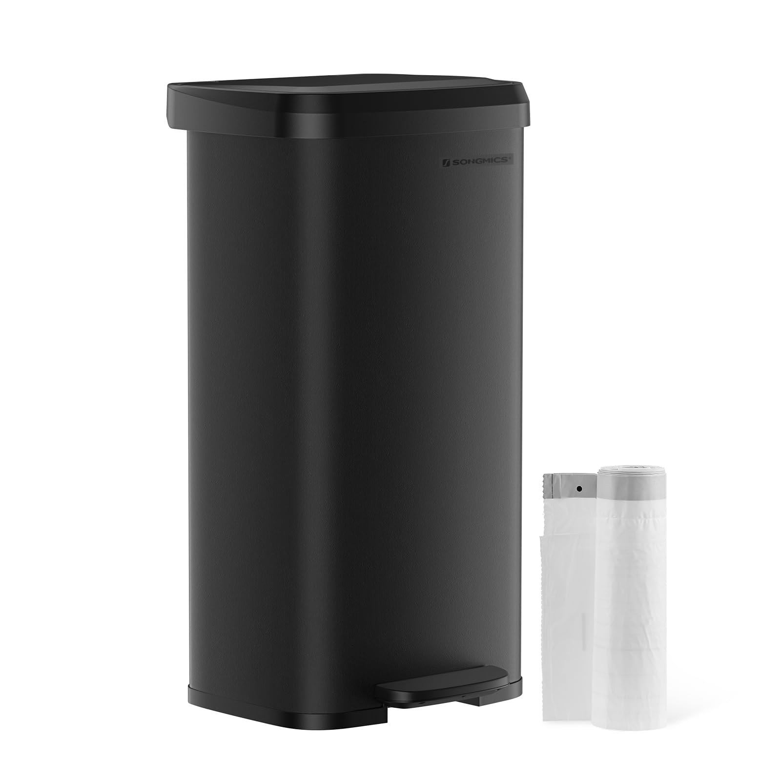 SONGMICS Kitchen Trash Can, 18-Gallon Stainless