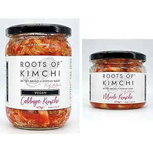 Veganistische Koreaanse Kimchi Bundel – Grote Veganistische Kool Kimchi en Kleine Veganistische Mooli Kimchi (Koreaanse…