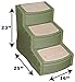 Pet Gear Easy Step III Pet Stairs, 3-Step/for Cats and Dogs up to 150-pounds, Sage