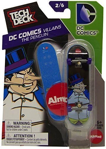 Tech Deck Almost Cooper Skateboard DC Comics The Penguin Justice League 1/6 by Spin Master