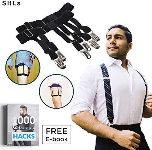SHLs Shirt Stays and Pants Clips | Daily Convenience Products | Handy for Many Uses | Multi-Purpose Items for a Better Life