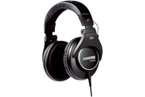 Shure SRH840 Professional Monitoring Headphones, Precisely Tailored Frequency Response and 40mm Neodymium Dynamic Drivers del