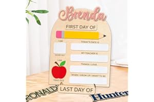 Customize Signs for The First and Last Days of School, Graduation Ceremonies, and Back-to-School Supplies, Suitable for kinde