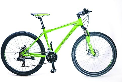17" Sundeal M1 26" Hardtail Mountain Bike Disc Shimano 3 x 7 MSRP $349 Green NEW