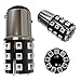 LUYED 2 x 800 Lumens Super Bright 1157 2835 33-EX Chipsets 1157 2057 2357 7528 LED Bulbs Used For Turn Signal Lights,Tail Lights,Red