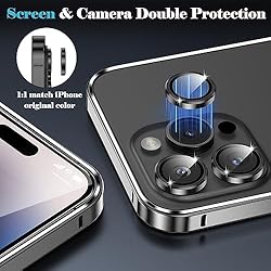YMHML 3 in 1 Case for iPhone 15 Pro Max Titanium