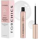 ForChics Eyelash Growth Serum - Prostaglandin-Free Lash Enhancing Serum for Longer, Thicker Lashes and Brows- Natural Formula, Visible Results in 2 Weeks - Vegan, Hormone-Free 0.10 fl. oz / 3ml