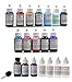 ALDON Innovating Science Complete Microscope Slide Stains Kit - 19 Chemicals in 30mL Dropper Bottles - Includes Vital Stains (7), Bacteria Stains (5), Gram Stains (7) & Instruction Manual