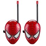 The Amazing Spider-Man Spiderman Homecoming Walkie Talkies for Kids Static Free Extended Range Kid Friendly Easy to Use 2 Way Walkie Talkies