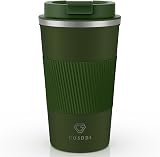 CS COSDDI Travel Mug Insulated Stainless Steel 510 ml Green A