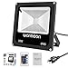 Warmoon 20W RGB Flood Light Outdoor Dimmable Color Changing Waterproof IP66 LED Security Night Light with Remote Control US 3-Plug for Home Garden Landscape Stage Yard