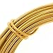The Beadsmith Anodized Aluminum Wire – 12 Gauge – 39 feet – Gold Color – Bendable Craft Wire Used to Jewelry Making, Wire Wrapping, Sculpting, Floral, Modeling and Other DIY Arts & Crafts