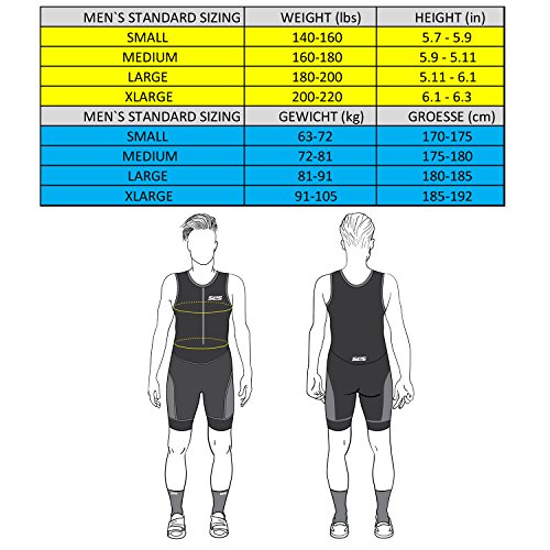 SLS3 Men`s Triathlon Suit with Sleeves Mens Short Sleeve Aero