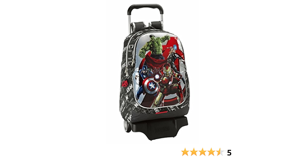Avengers - Mochila Grande con Ruedas, 32 x 44 x 16 cm (SAFTA 611527313) :  Amazon.es: Equipaje