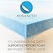 Advanced Sleep Solutions Gel Memory Foam Mattress Topper King Size, 2 Inch, Made in The USA
