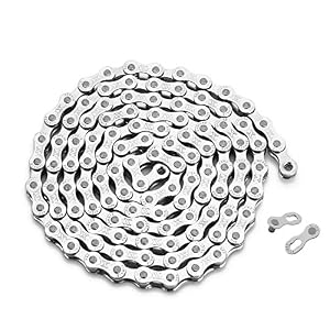zonkie 6/7/8-Speed Bicycle Chain 1/2 x 3/32 Inch 116 Links