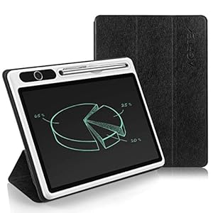 AGPTEK 25,4 cm (10 inch) LCD-bureau-tablet, business-stijl, draagbaar, voor kantoor, klaslokaal, kantoor, notities…