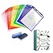 EUOTEO Heavy Duty Dry Erase Pockets - 10