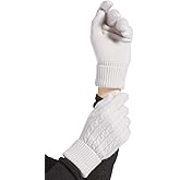 Fishers Finery Women's 100% Pure Cashmere Gloves | Cable Knit Design