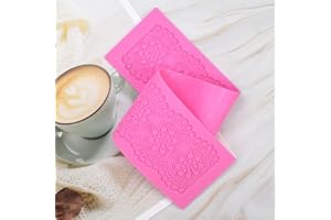 TUKE Silicone Molds 3D Hollow Leaf Chocolate Molds Honeycomb Bee Candy Mold Flower Pattern Fondant Mold Cake Topper Sugar Cra