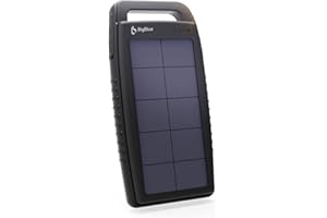 15000mAh Solar Battery Charger BigBlue Solar Charger with Dual USB-A Port, Portable Solar Power Bank with IPX4 Waterproof, So