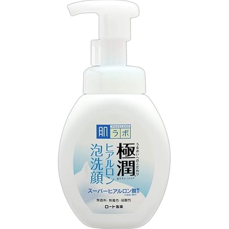 hada labo hyaluronic foaming cleanser