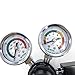 WYIN CO2 Aquarium Regulator, Big Dual Gauge Display with Check Valve CGA320 thread w/Solenoid 110V for fish tank, 1pc includethumb 3