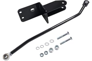 loosoo Front Adjustable Lift Track Bar 4"-6.5", Compatible with JEEP Cherokee XJ 4WD 2WD 1984-2001, Adjustable Track Bar and Relocator Bracket