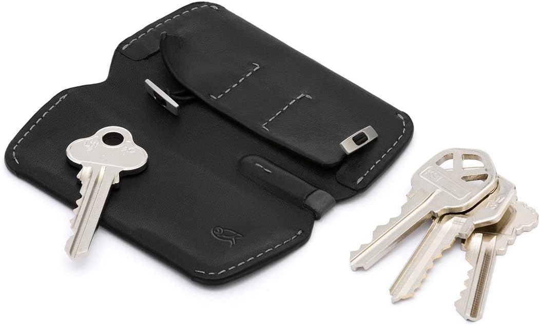 Bellroy Key Cover Plus 2nd Edition (Leather Bifold Key Organizer) - Black: Office Products