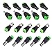 OdiySurveil(TM) 10 Pairs Pack ,5 pairs 2.1x5.5mm Jack DC Power Connector Adapter , 5 pairs Coaxial Cat5 to BNC Female Video Balun Connector,4-Type Terminal