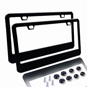Amazon.com: Car License Plate Frame - Matte