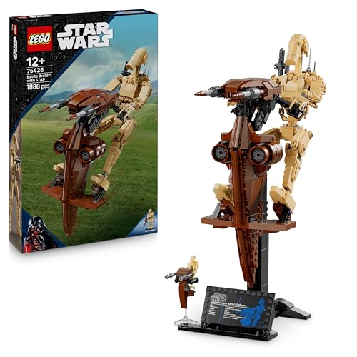 LEGO Star Wars 75428 Battle Droid con STAP Speeder Giocattolo - Action Figure per il Gioco e l'Esposizione - Regalo da Collezione per Bambini da 12 Anni, Adolescenti e fan della Minaccia Fantasma