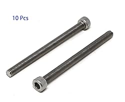 iexcell 10 Pcs M6 x 80 Thread Pitch 1.0 mm