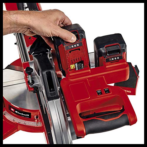 Einhell Akku-Zug-Kapp-Gehrungssäge TE-SM 36/210 Li - Solo Power X-Change (Lithium-Ionen, leichtgängige Zugfunktion… – Bild 6