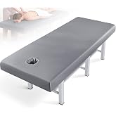 LXIANGN Waterproof Massage Sheets Bed Table Cover, Grey, 75 x 31.5"