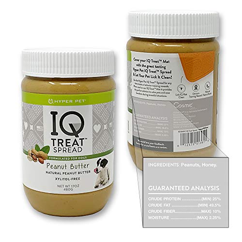 Hyper Pet IQ Treat Spread Dog Peanut Butter (100 NaturalXylitol Free