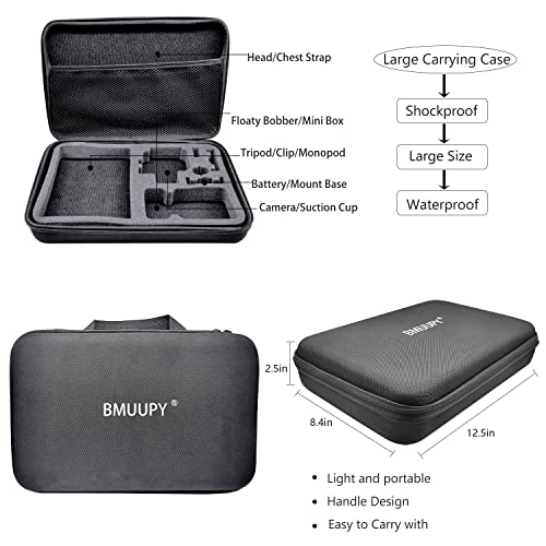 BMUUPY Accessories Kit for Gopro Hero 12 11 10 Black Accessory