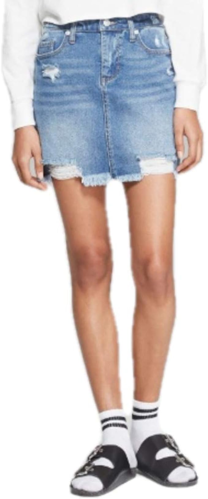 wild fable jean skirt