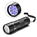 UV Light Zookki 12-LED Lights Pet UV Urine &Stain Detector Blacklight/Flashlight Detector, LED UV Flashlight 395nm,Find Stains on Clothes, Carpet or Rugs