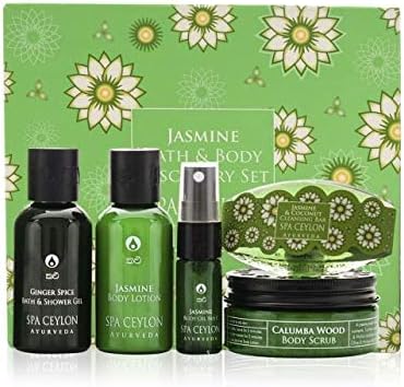 Spa Ceylon Luxury Ayurveda Jasmine - Bath & Body Care Discovery Set